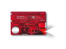 Нож-кредитка Victorinox SwissCard LITE Red с фонариком