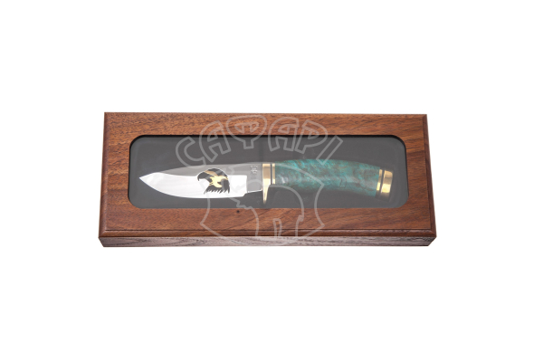 Нож с фиксированным клинком Buck Heritage Series, Burlwood Vanguard