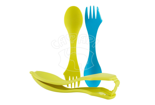 2 ложки в чохлі LIGHT MY FIRE Sporks'n Case Blue/Lime