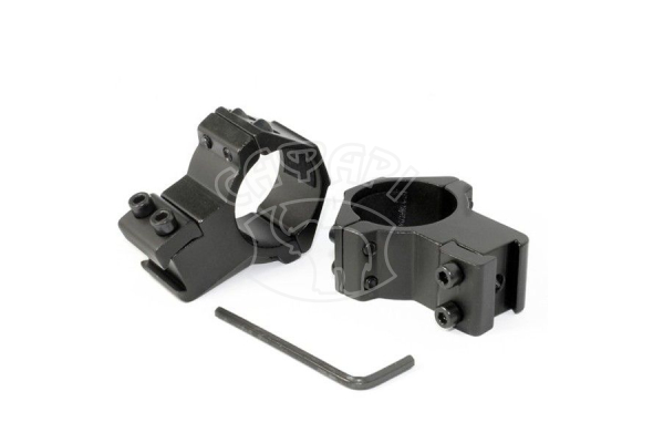 Крепление для подствольного фонаря на ластохвост Fenix 30mm Ring Double