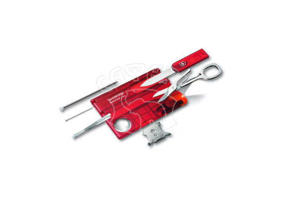 Нож-кредитка Victorinox SwissCard LITE Red с фонариком