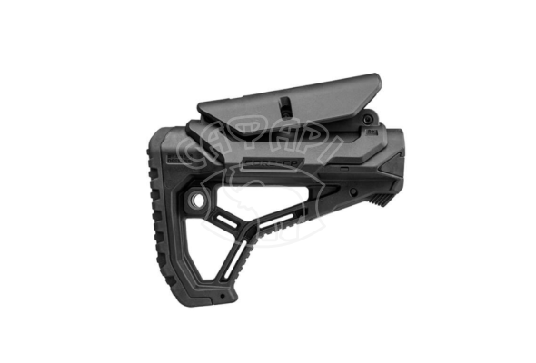 Приклад FAB Defense GL-CORE S CP з регульованою щокою без труби. Black