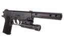 Пистолет пневматический Crosman 1911TAC с ЛЦУ
