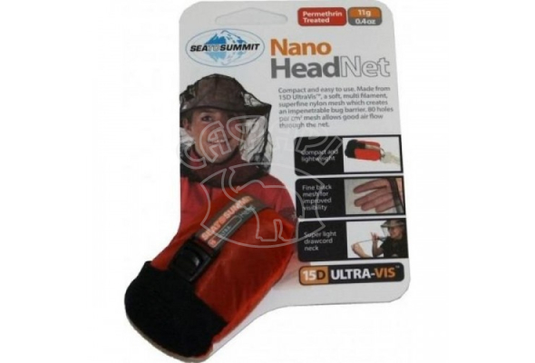 Сітка від комах на голову Sea To Summit Nano Mosquito Headnet Permethrin