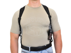 Кобура поясна/плечова зі скобою A-Line з синтетичним кріпленням для Форт-12