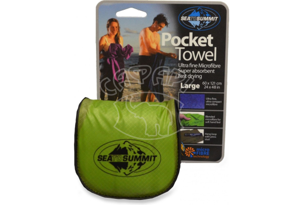 Полотенце туристическое Sea To Summit Pocket Towel L