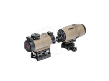 COMBO Kit Sig Optics ROMEO-MSR 2 MOA RED DOT FDE, JULIET3-MICRO 3X22MM Magnifier FDE