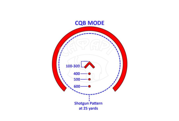 Коллиматорный прицел Holosun Paralow HS503G Red Dot Sight - ACSS CQB Reticle with Auto-On Function