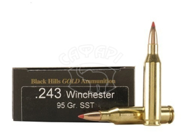 Патрон Black Hills Gold кал .243 Win пуля Hornady SST масса 6,2 г купить