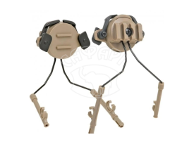 Крепление адаптер на каску шлем HL-ACC-43-T для наушников Peltor/Earmor/Walkers (tan) купить