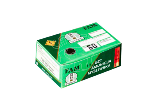 Патрон картеч Fam Buckshot SG 8,45, 12/70