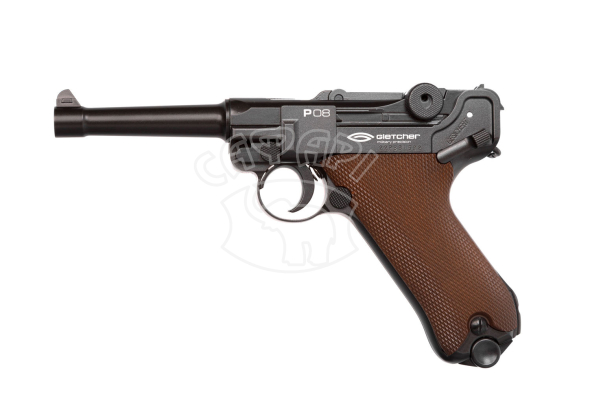 Пістолет пневматичний Gletcher P 08 Blowback (Parabellum)