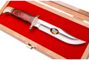 Ніж з фіксованим лезом Buck Buck 119 Ukrainian wood