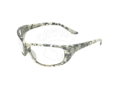 Тактичні окуляри для мотоциклістів Global Vision Hercules-6 Digital Camo clear лінзи прозорі