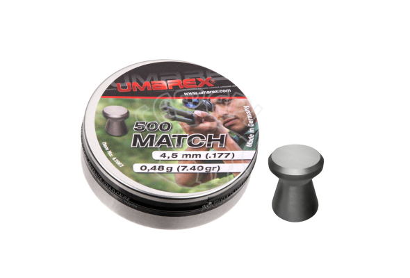 Пневматичні кулі Umarex Match k .177 500 шт 0.48 гр