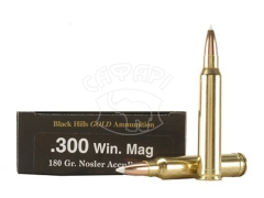 Патрон Black Hills Gold кал.300WinMag пуля Nosler AccuВond масса 11,7 г