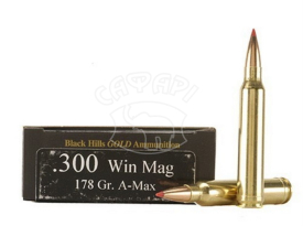 Патрон Black Hills Gold .300WinMag Hornady A-max , 11,53 гр купить
