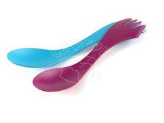 Набір ложок (2 шт.) LIGHT MY FIRE Spork XM 2-pack Fuchsia/Cyan Blue
