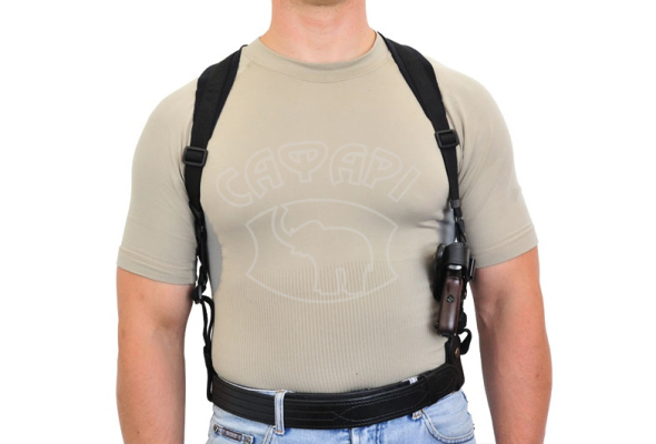 Кобура поясна/плечова зі скобою A-Line з синтетичним кріпленням для Форт-12