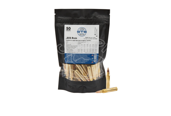 Патрон STS кал .223 Rem. FMJ BT 3,56 g (55 GR)