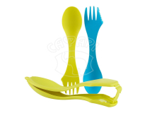 2 ложки в чехле LIGHT MY FIRE Sporks'n Case Blue/Lime