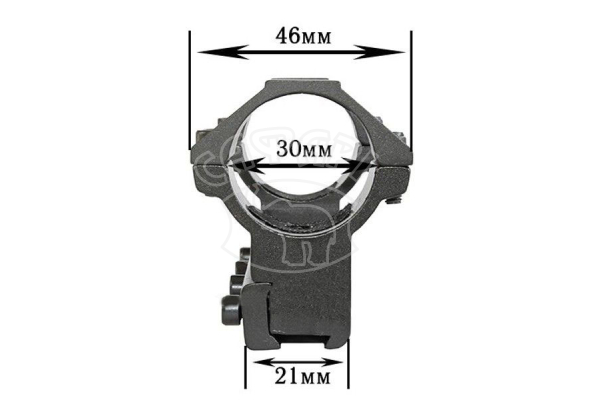 Крепление для подствольного фонаря на ластохвост Fenix 30mm Ring Telescopic Sights