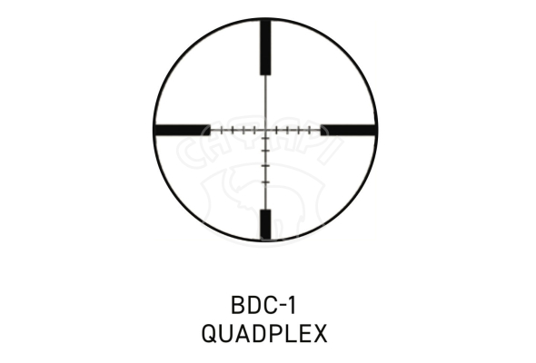 Оптичний приціл SIG Optics Whiskey 3 2-7x32mm, 1 Inch, SFP, BDC-1 QUADPLEX