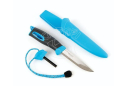 Ніж-кресало LIGHT MY FIRE FireKnife Black Pin-pack Cyan Blue