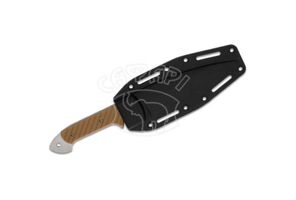 Нож с фиксированным клинком CRKT Dragon Fighting Knife Silver-Desert