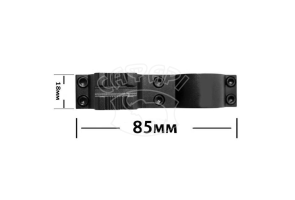 Крепление для подствольного фонаря на ствол Fenix 25mm