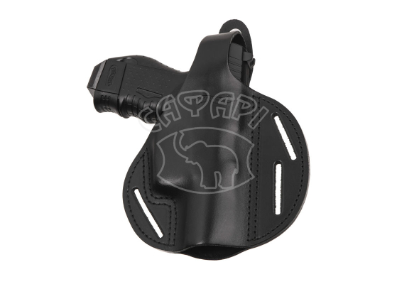 Кобура кожаная поясная Umarex для Walther P99 и H&K P30