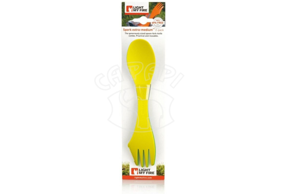 Набор ложек (2 шт.) LIGHT MY FIRE Spork XM 2-pack Lime/Green