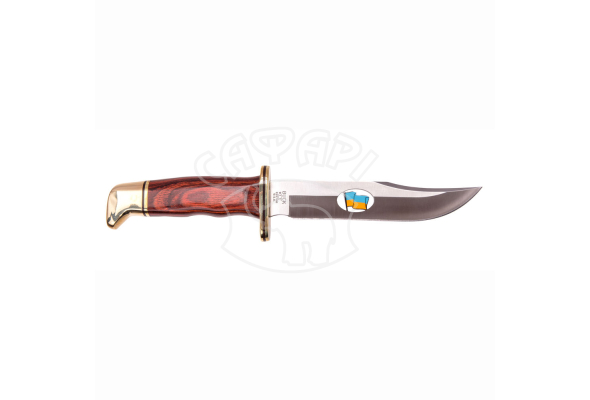 Ніж з фіксованим лезом Buck Buck 119 Ukrainian wood