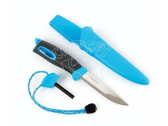 Ніж-кресало LIGHT MY FIRE FireKnife Black Pin-pack Cyan Blue