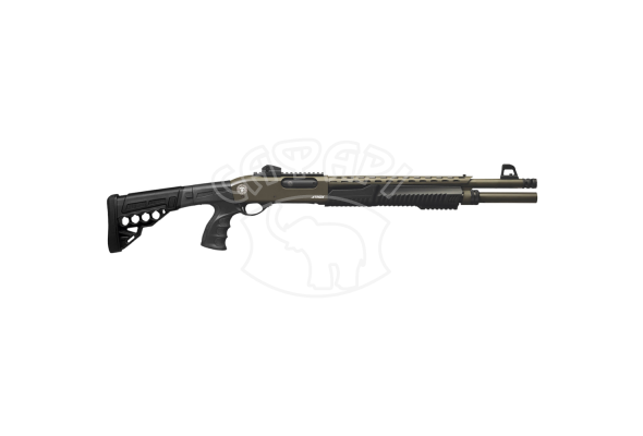 Ружье Huglu ATROX Tactic Plus Khaki Telescopic Stock 12/76 47 см