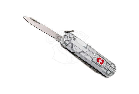 Мультитул-брелок Victorinox Signature Lite с фонариком и ручкой Transparant