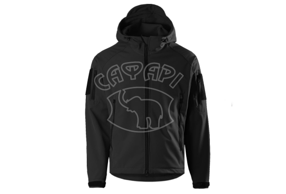 Куртка штормовая Soft-Shell Camo-Tec Black