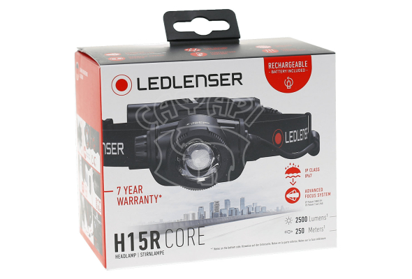 Налобный фонарь Ledlenser H15R CORE, заряжаемый