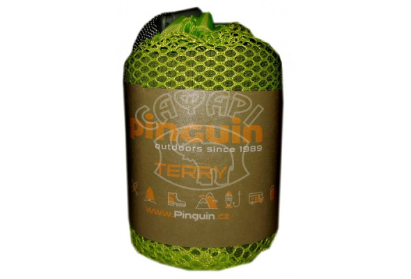 Рушник туристичний Pinguin Outdoor Towel Terry L olive