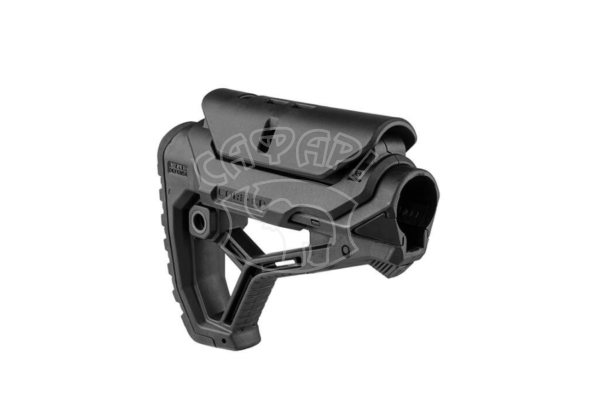 Приклад FAB Defense GL-CORE S CP з регульованою щокою без труби. Black