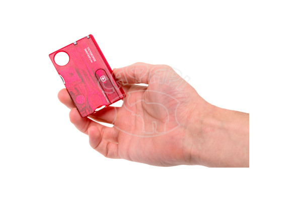 Нож-кредитка Victorinox SwissCard LITE Red с фонариком