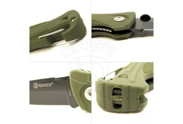 Ніж складаний Ganzo G611 green