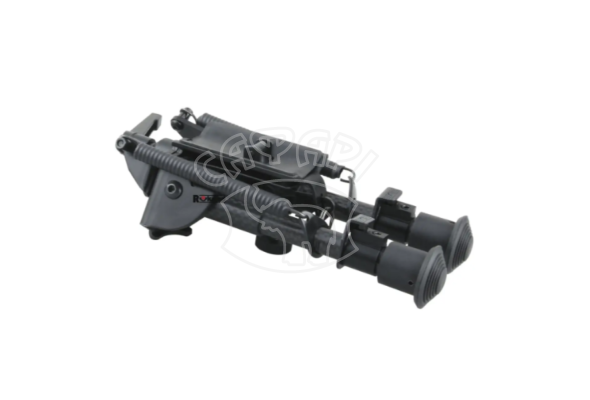 Сошки Vector Optics 155-230 мм на антабку. Карбонове волокно, підпружинені з ричагом