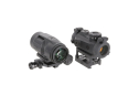 COMBO Kit Sig Optics ROMEO-MSR 2 MOA RED DOT, JULIET3-MICRO 3X22MM Magnifier