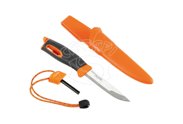 Ніж-кресало LIGHT MY FIRE FireKnife Black Pin-pack Orange