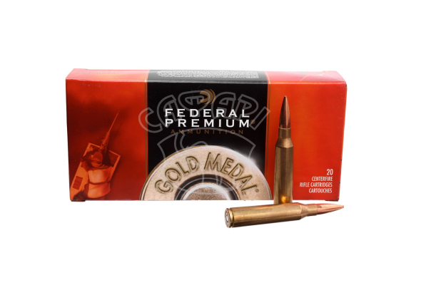 Патрон Federal Gold-Medal 338 Lapua Mag 300GR(19.44 г) SIERRA Match King BTHP