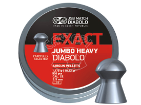 Пневматические пули JSB Exact Jumbo Heavy k .22 500 шт купить