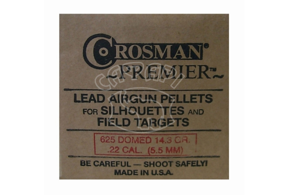 Пневматические пули Crosman Premier k .22 625 шт.