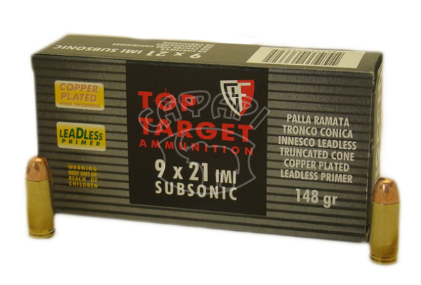 Патрон Fiocchi 9x21 IMI TCCP LL 148gr SUBSONICHE