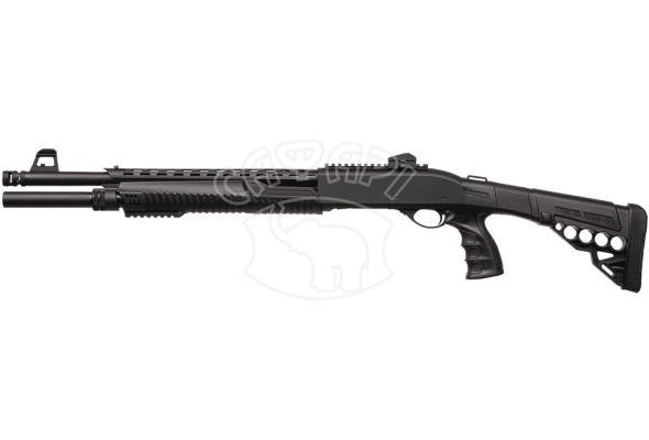 Ружье Huglu ATROX Tactic Plus Black Telescopic Stock 12/76 46 см 